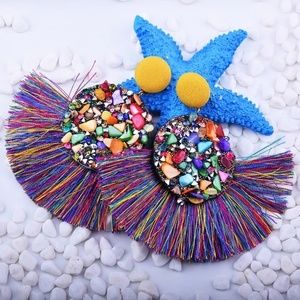 Ella| fringe earrings